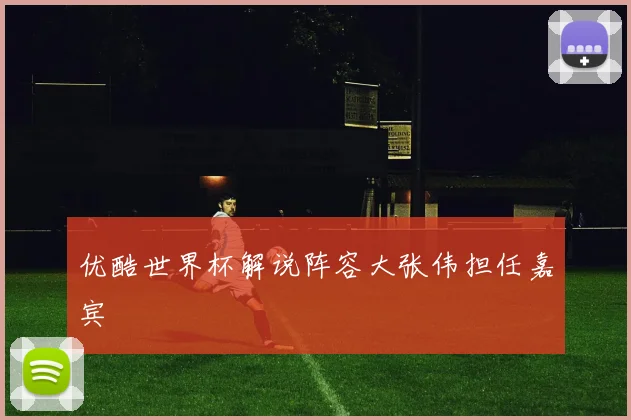 优酷世界杯解说阵容大张伟担任嘉宾
